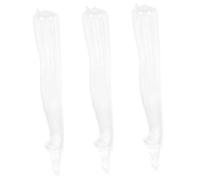LIFKOME 3 Pièces Mannequin Gonflable Femme pour Affichage de Bas Modèle de Jambe Transparent pour Leggings et Chaussettes Pratique pour Magasins de Vêtements et Usage Personnel