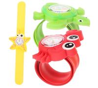 LIFKOME 3 pièces Montres Garçon Fille Plastique Slap Band Animaux Marins Cartoon Montres Digitales Confortables pour Garçons Filles Couleur Aléatoire Couleur Aléatoire