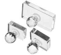 LIFKOME 3 Pièces Outils de Pressage Fard Paupières Compact Polyvalent pour Poudre Blush Enlumineur et Sourcils Moules Précis pour Maquillage DIY Facile et Portable