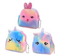 LIFKOME 3 Pièces Porte-Monnaie Enfants Filles À Main Mini Sacs pour l'argent pour Filles À Main Enfants Dessin Animé Filles Enfants Animal À Main Enfant en Bas Âge