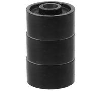 LIFKOME 3 Pièces Roue Avant de Cric Hydraulique Horizontal, Roue Pivotante en Acier, Trou Intérieur 3/4, 3 Tonnes, Noire, pour Atelier de Réparation Auto et Dépannage Mobile