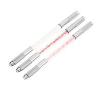 LIFKOME 3 pièces Stylo Sourcils Double Extrémité Aluminium Antirouille Stylo Maquillage Microblading Multi-usage pour Femmes Couleurs Assorties