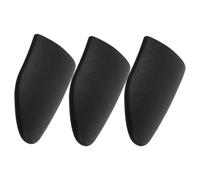LIFKOME 3 Pièces Support Microphonique à Trois Griffes Base Stable en Caoutchouc Noir, Réglage Flexible pour Studios à Domicile et Enregistrement