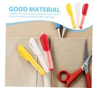 LIFKOME 3 Pièces Tailors Chalk Pens With Dosing Wheels Refillable Washable Fabric Markers For Quilting Dressmaking And Patchwork Portable Set With Caps For Precise Sewing Lines
