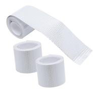 LIFKOME 3 rouleaux Ruban Réfléchissant Blanc Bande Avertissement Sécurité Visible Autocollant Collision pour Garage et Route Bande de Danger Réfléchissante Extérieur Intérieur