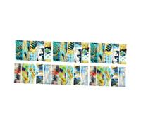 LIFKOME 30 feuilles Stickers Ongles Holographiques Décoratifs Autocollants Nail Art Transfert Camouflage Multicolore pour Manucure Créative