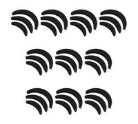 LIFKOME 30 Pièces 30 Coussinets D’Augmentation de Volume en Mousse Noire, Base Volume pour Cheveux Femme, Outil Coiffage Invisible sans Trace, Accessoire Chignon et Coiffures Maison, Lot