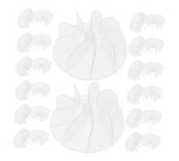 LIFKOME 30 Pièces Lames de Ventilateur pour Sèche Cheveux Internes Plastique Accessoires de Maintenance pour Moteur de Sèche Cheveux Réparation DIY pour Usage Domestique et Salon