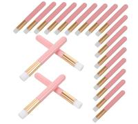 LIFKOME 30 Pièces Mini Lip Smudge Brush Set Doux Brosse à Multiusage pour Exfoliation Application de Masque et Portable pour Maquillage et Soin