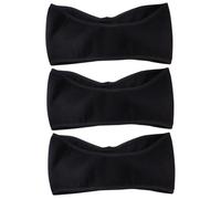 LIFKOME 3pièces Bandeau Thermique Unisexe Polaire Pour Oreilles Accessoire De Le Froid Pour Ski Activités Extérieures Noir