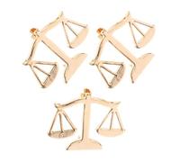 LIFKOME 3pièces Broches de Revers Métal à Thème Avocat Symbole de Justice pour Costume ou Chemise Lot de Accessoires pour Professionnels et Étudiants Droit