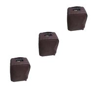 LIFKOME 3pièces Housse De Étanche pour Valise Trolley De Couverture Pliable Non Tissé Couleur Café
