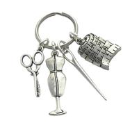 LIFKOME 3pièces Porte-clés Créatif Décoratif Avec Ciseaux Et Ruban à Mesurer Accessoire Unique Pour Clés Et Téléphones Éléments De Mode Colorés Pour Événements Et Usage