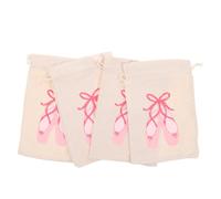LIFKOME 4 Pièces Ballet Storage Bags Drawstring Pouch for Dance Shoes Costumes Spacious Organizer for and Adults