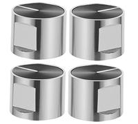 LIFKOME 4 Pièces Boutons Métalliques de Remplacement pour Cuisinière à Accessoires Universels pour Plaques de Cuisson Élégants