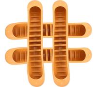 LIFKOME 4 Pièces Coussinets de Béquille pour Aisselles Housses de Béquilles Tpr Jaune Support Souple et Sûr pour Doubles Accessoire pour Canne de Marche