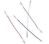 LIFKOME 4 Pièces de Fils Conducteurs pour Câblage Phono en Plastique, Câbles pour Cellule Phono Adaptés aux Appareils Audio, Rangement Compact et Protection Sécurisée Couleur Aléatoire