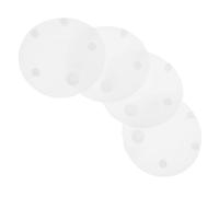LIFKOME 4 pièces Joint de Réservoir Silicone Kit pour Standard Américaines Joint Étanche de Remplacement pour Réservoir de Toilette des Fuites et Eau