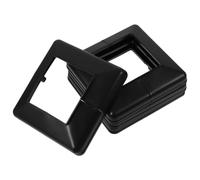 LIFKOME 4 pièces Lot de Caches de Base de Poteau PVC Jupe Décorative Fendue pour Clôture Rambarde Terrasse Protection et Facile à Installer Cache Pied Poteau Adaptable pour Porche et