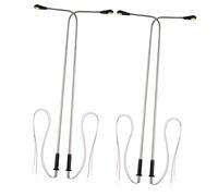 LIFKOME 4 pièces Modèle Miniature de Lampadaire LED Acier Inoxydable pour Décor de Maison de Poupée et Paysage de Jardin Lampes de Rue Micro pour Garçon Fille et Table de Sable