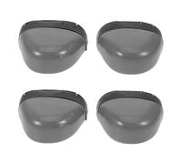 LIFKOME 4 Pièces Protège-Orteils Acier pour Chaussures de Sécurité Couvre-Chaussures Robustes Antidérapants avec Protection Métatarsienne pour Chantier et Industrie