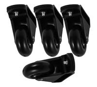 LIFKOME 4 Pièces Roue de Rechange pour Échelle Télescopique Accessoires Aluminium pour Mobilité et Équilibre Jeu de Roues Poulie pour Échelle Installation Facile et Adaptation Polyvalente