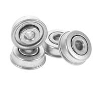 LIFKOME 4 pièces Roulements pour Roulements Ronds pour Roues Avant Accessoires Fourche Petite Roue Extérieur Support et Remplacement Facile
