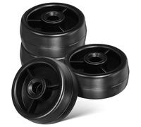 LIFKOME 4 pièces Roulettes Robustes pour Équipement de Fitness Lot de Roues Mobiles de Rechange pour Tapis de Course et Vélo Appartement Mobilité Facile pour Salle de Sport à Domicile