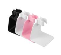 LIFKOME 4 pièces Support pour Lampe à Ongles LED Portable Mini Support UV pour Gel Position pour Manucure Compact et Noir Blanc Rose