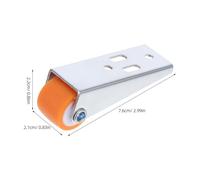 LIFKOME 4 Roulettes Pour Porte Coulissante Fenêtre Portail Chariot Porte De Grange Coulissante Galet De Guidage Roues De Rail Orange