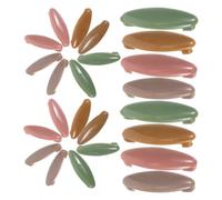 LIFKOME 40 Épingles à Hijab en Plastique Coloré pour Femme Broches de Sécurité 40 Pcs Pince à Pull sans Accroc Accessoires Polyvalents pour Foulards Châles et Pulls Gris-Vert N°10