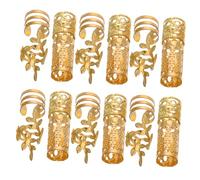 LIFKOME 40 pièces Bijoux Dreadlocks Fer Creux Accessoires Tresses pour Femmes DIY Mode Européenne Américaine pour Mariages Soirées Performances