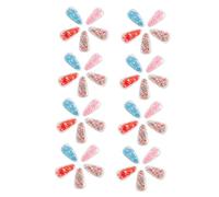 LIFKOME 40 pièces Transparent Water-drop Hair Clips DIY Material Sequins Stylish Accessories For Women And