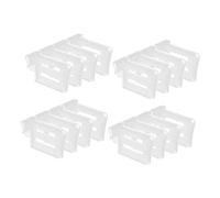 LIFKOME 4Ensembles Séparateurs Réglables pour Réfrigérateur Plaques de Partition Extensibles pour Organisation des Aliments Rangement des Bouteilles
