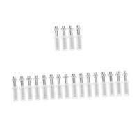 LIFKOME 5 Ensembles Kit De Quincaillerie Métallique Pour Porte Pliante De Pivots Supérieurs Et Inférieurs Accessoires Durables Pour Portes Coulissantes Et Pliantes 4 Pièces * 5