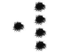 LIFKOME 5 Pièces de dreadlocks perruques tressées courtes bouclées dreadlock pour hommes afro courte bouclée afro tord les cheveux au crochet Black