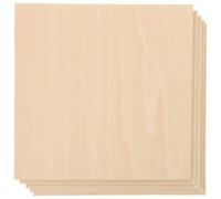 LIFKOME 5 pièces Lot de Planches Bois de Tilleul Fines pour Bricolage Décoration DIY Modèles et Pyrogravure Bois Naturel à Découper et Peindre