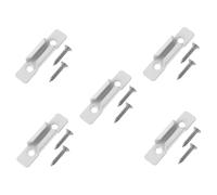 LIFKOME 5 Pièces Serrure de Fenêtre à Battant avec Gâche de Remplacement Accessoire de Verrouillage Coulissant pour Sécurité Renforcée Installation Rapide