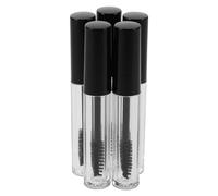 LIFKOME 5 pièces Tubes de Mascara Vides Transparent Réutilisables avec Baguette Étanche pour Voyage et Maquillage DIY Pack de Compact et Portable