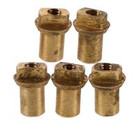 LIFKOME 5 Pièces Vis de Réglage pour Saxophone, Accessoire Manche de Saxophone en Cuivre Doré, Réglage du Flux D’air et Ajustement Précis du Ton, pour Concerts et Cours
