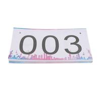 LIFKOME 50 Pièces Dossards de Course Indéchirables avec Épingles de Sûreté, Chiffres Lisibles sur Tissu en Fibre pour Courses sur Route en Ville et Événements D'endurance