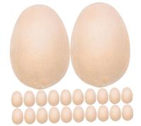 LIFKOME 50 Pièces Œufs Non Décoration de Pâques Ornements à Peindre pour et Chasses Aux Œufs