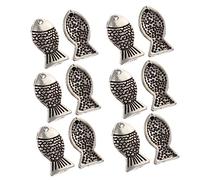 LIFKOME 50pièces Pendentifs Forme De Petite Carpe Breloques Délicates Pour Sacs Accessoires Créatifs Diy