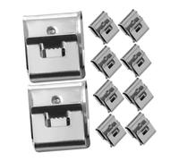 LIFKOME 55 pièces Clips de Câble Acier Inoxydable pour Fixation Câble de Mise à Terre Photovoltaïque Supports Solaires pour Gestion de Fil Solaire