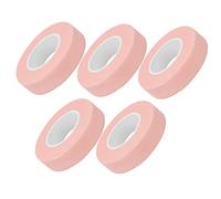 LIFKOME 5pièces Bande Adhésive Pour Extensions De Cils Tissu Non Tissé Respirante Et Pratique Pour Salon Et Usage Personnel Couleur Rose