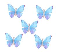 LIFKOME 5pièces Épingles à Cheveux Lot De Barrettes Avec Noeud Pince Bec De Canard Pour Frange Ornement Cheveux