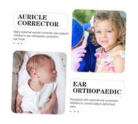 LIFKOME 6 paires Correcteur Oreilles pour Bébés Lot de Protection Auriculaire Professionnelle pour Oreille Décollée Outil Sûr et Pratique pour Correction Auriculaire