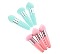 LIFKOME 6 pièces Beauty Makeup Puff Pens Set Wet And Dry Dual Use Soft Cosmetic Sponges Portable Makeup Tools For Even Application