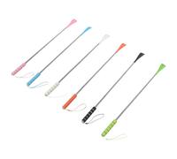 LIFKOME 6 Pièces Chausse-pied Télescopique Inox Réglable Long Manche Léger pour Seniors Voyage et Outil Compact