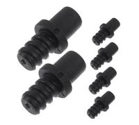 LIFKOME 6 pièces Connecteur Fileté Auto Verrouillant pour Brosse Wc Lot de Adaptateurs de Poignée Robustes Fixation Stable pour Brosses de Toilette et Publiques